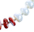 Fresh Water Pearl Oyster Shell Sterling Silver Bead Necklace DX116062